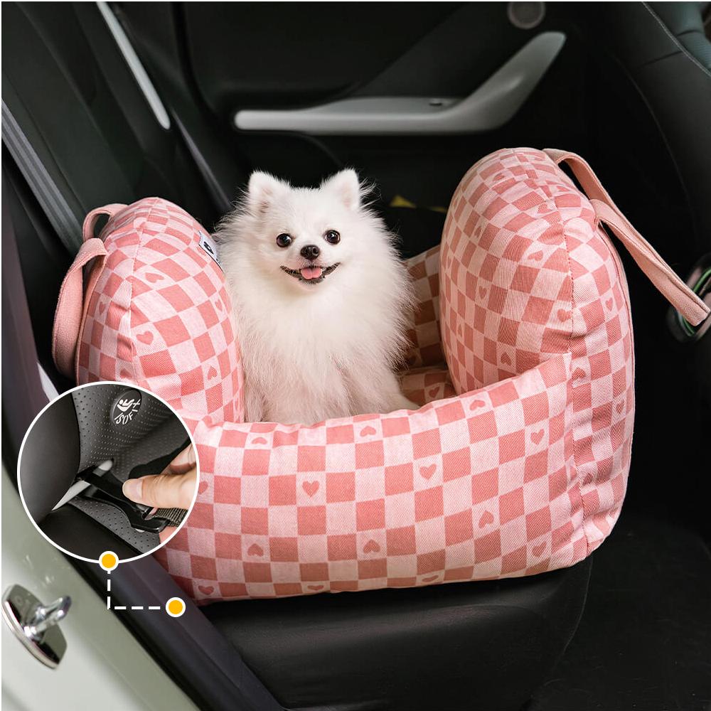 ISOFIX Dog Car Seat Bed with ISOFIX System - First Class