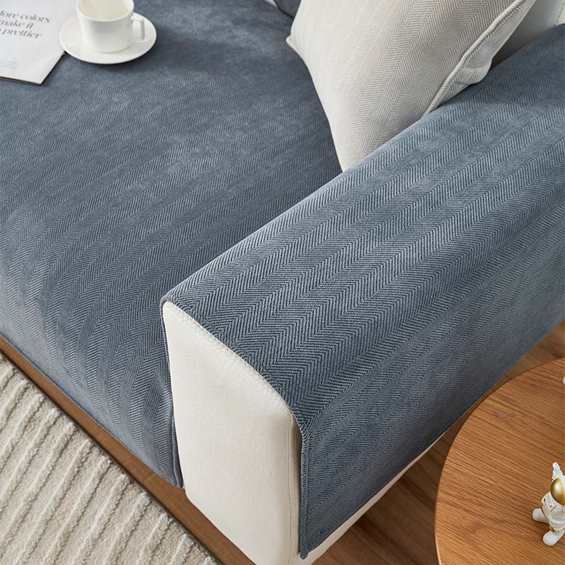 Waterproof All-season Stain-resistant Durable Corner Sofa Cover - Retro