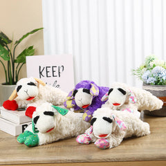 Adorable Plush Lamb Squeaker Toy Dog Interactive Toy