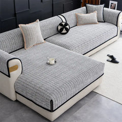 All-Season Chenille Breathable Sofa Protective Non-Slip Couch Cover