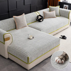 All-Season Chenille Breathable Sofa Protective Non-Slip Couch Cover