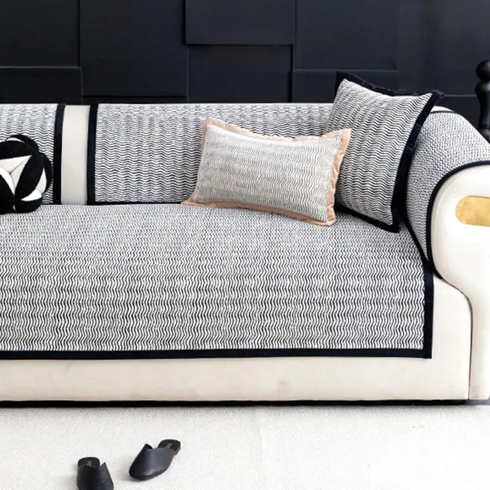 All-Season Chenille Breathable Sofa Protective Non-Slip Couch Cover