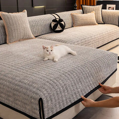 All-Season Chenille Breathable Sofa Protective Non-Slip Couch Cover