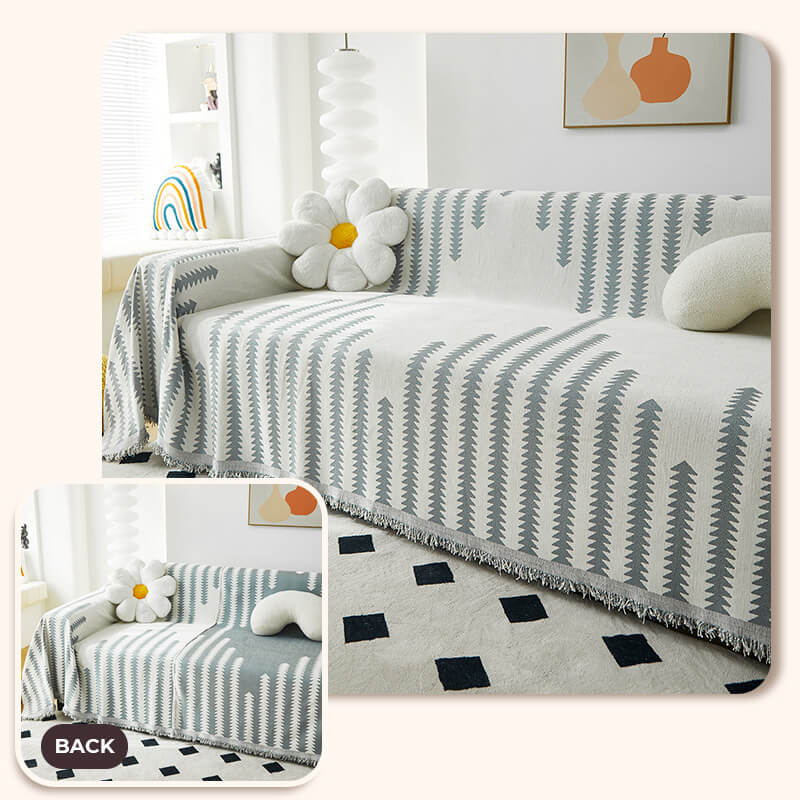 All-seasons Chenille Fabric Double-sided Anti-scratch Home Decoration Corner Sofa Cover Sofa Throws