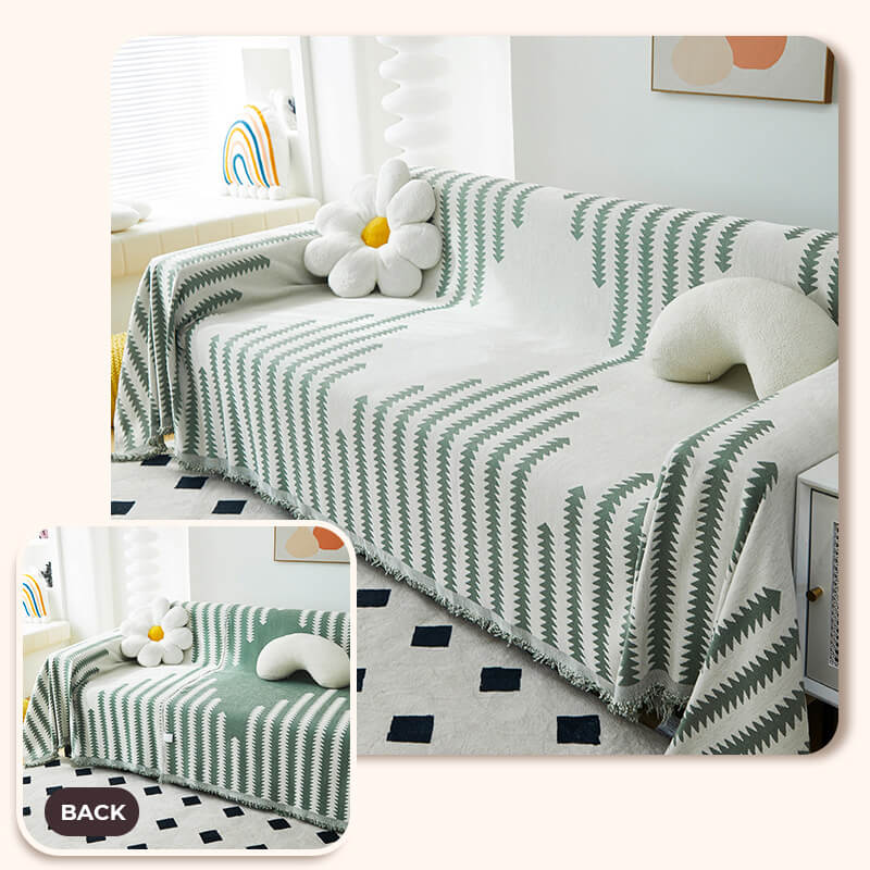 All-seasons Chenille Double-sided Anti-scratch Outdoor Garden Sofa Cover Sofa Throws
