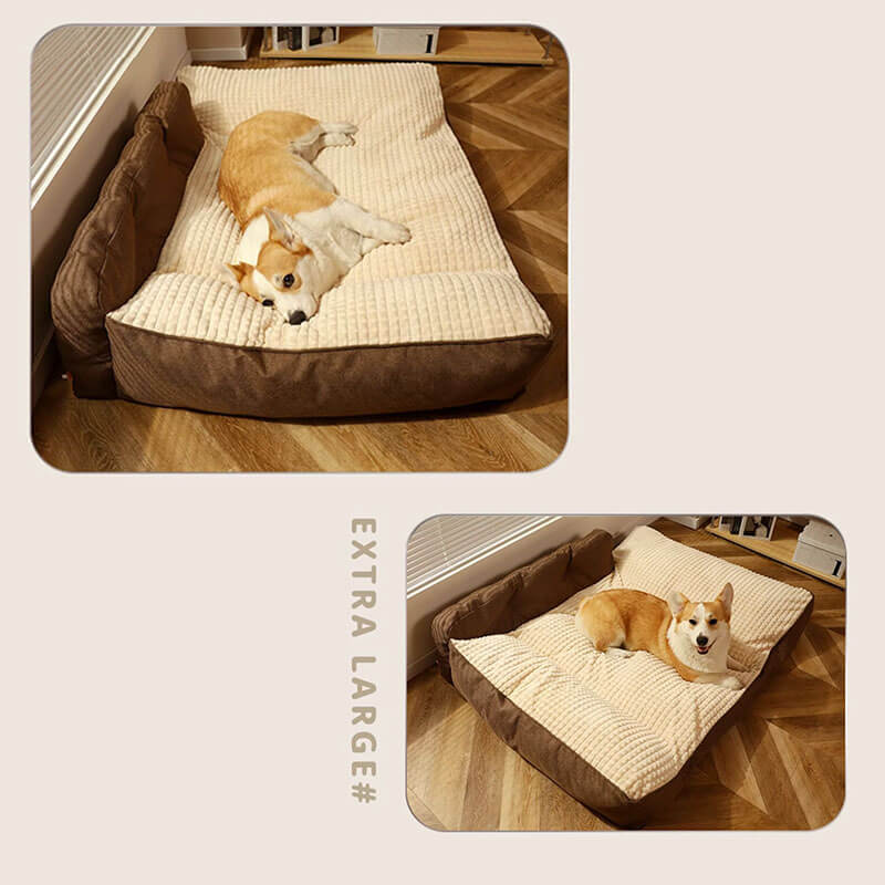 All Seasons Thickened Large Washable Cat & Dog Pillow Bed Garden Outdoor Dog Bed