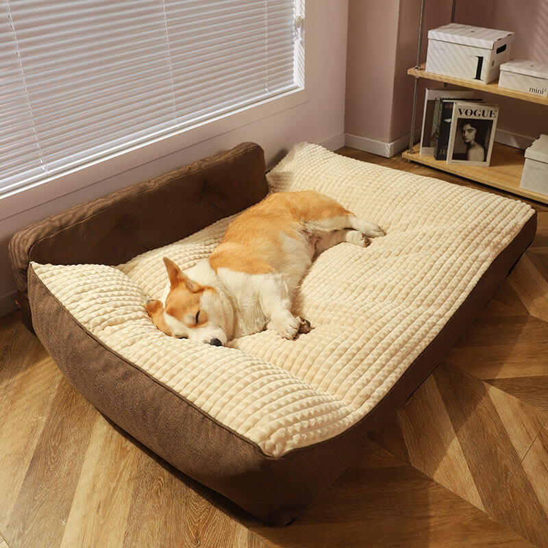 All Seasons Thickened Large Washable Cat & Dog Pillow Bed Garden Outdoor Dog Bed