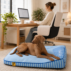 Extra Large Cooling Washable Rectangle Orthopaedic Dog Bed - Home Office