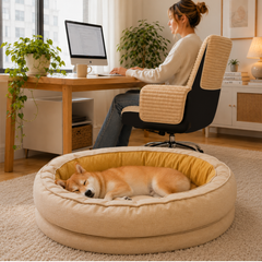Donut Orthopaedic Dog Bed - Home Office