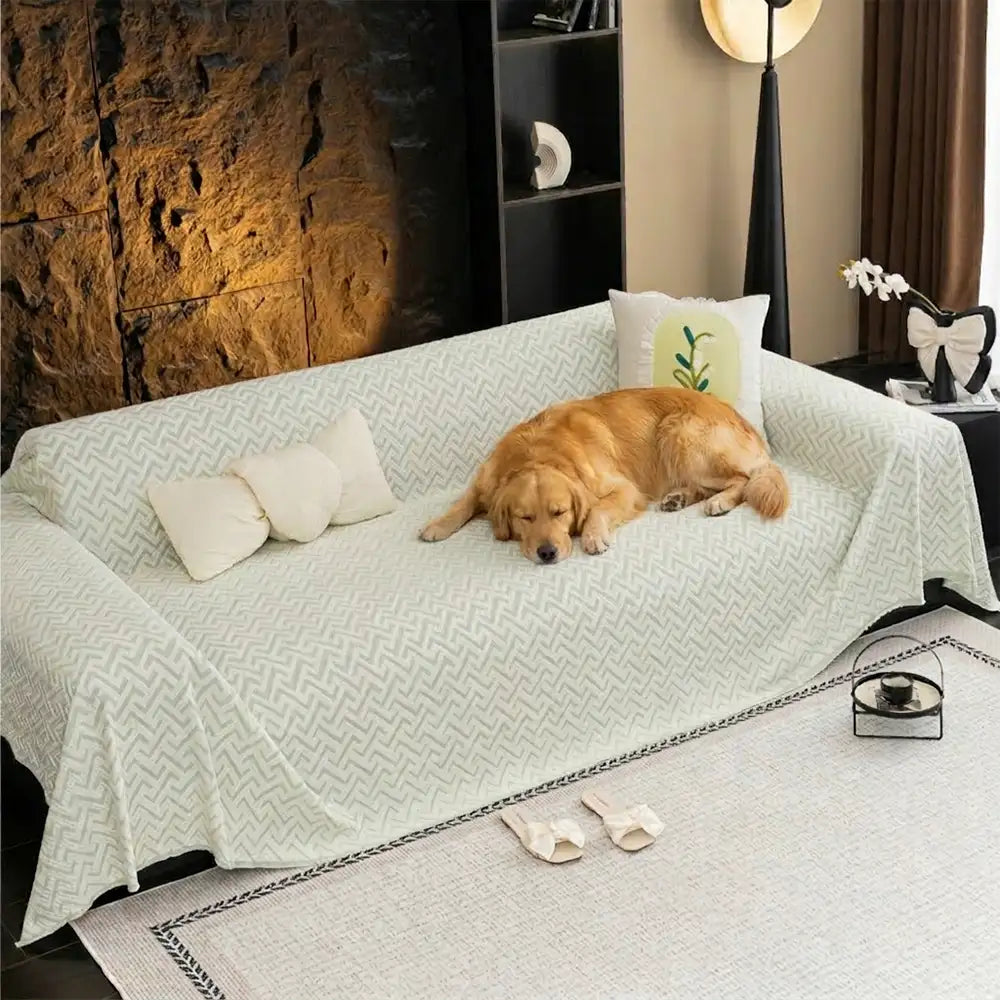 Breathable Cooling Ice Silk Heat-Absorbing Large Sofa Throw Blanket Sofa Cover