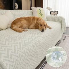 Breathable Cooling Ice Silk Heat-Absorbing Large Sofa Throw Blanket Sofa Cover