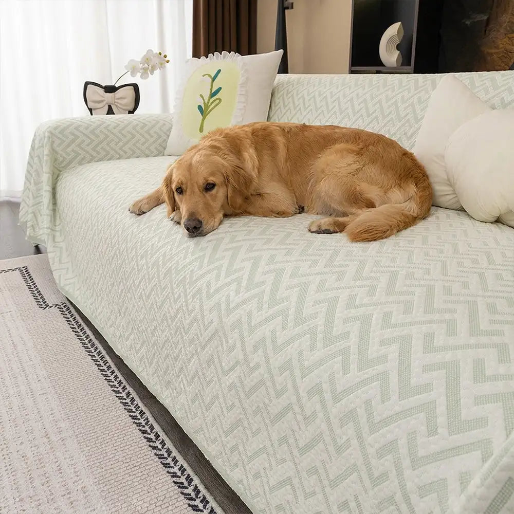 Breathable Cooling Ice Silk Heat-Absorbing Large Sofa Throw Blanket Sofa Cover