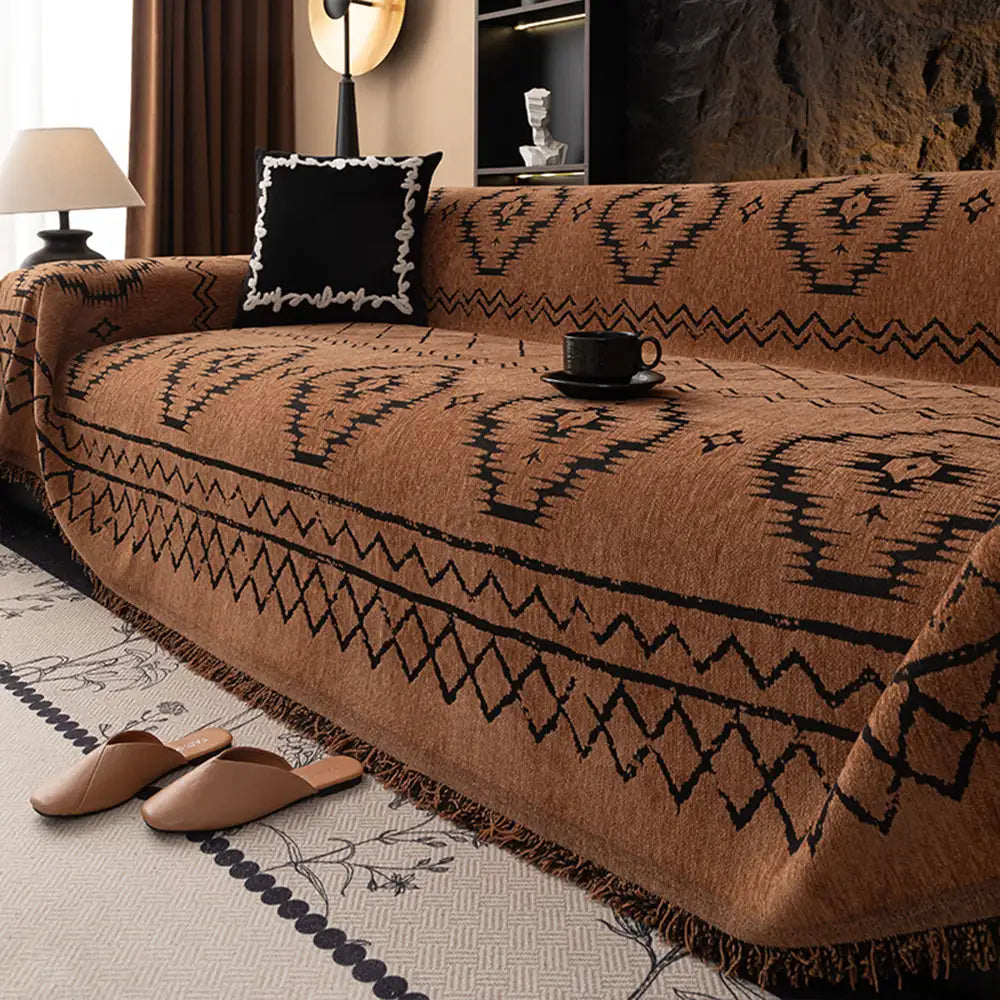 Chenille Retro Durable Scratch-resistant Sofa Protection Sofa Throw Blanket Sofa Cover