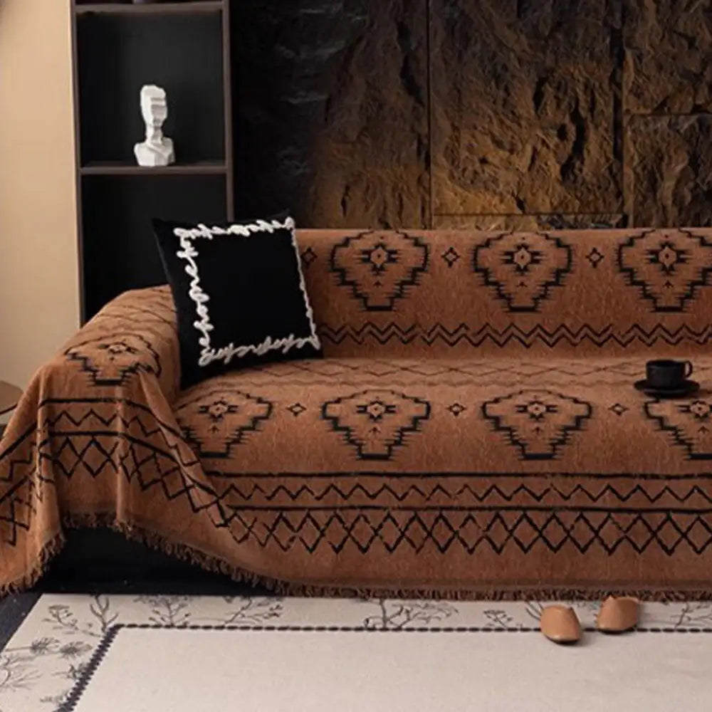 Chenille Retro Durable Scratch-resistant Sofa Protection Sofa Throw Blanket Sofa Cover