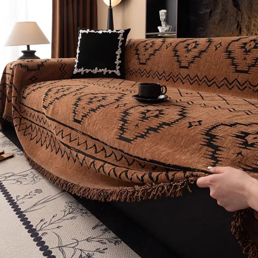Chenille Retro Durable Scratch-resistant Sofa Protection Sofa Throw Blanket Sofa Cover