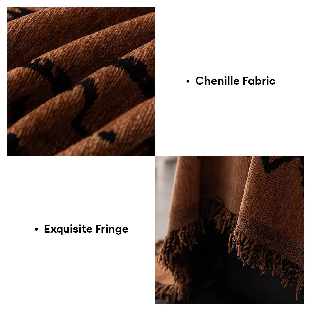 Chenille Retro Durable Scratch-resistant Sofa Protection Sofa Throw Blanket Sofa Cover