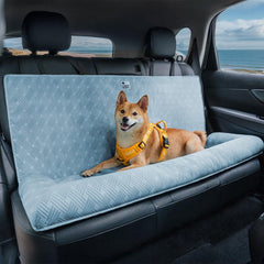 Cooling Travel Bolster Safety Back Seat Large Dog Car Seat Bed - Roadtrip