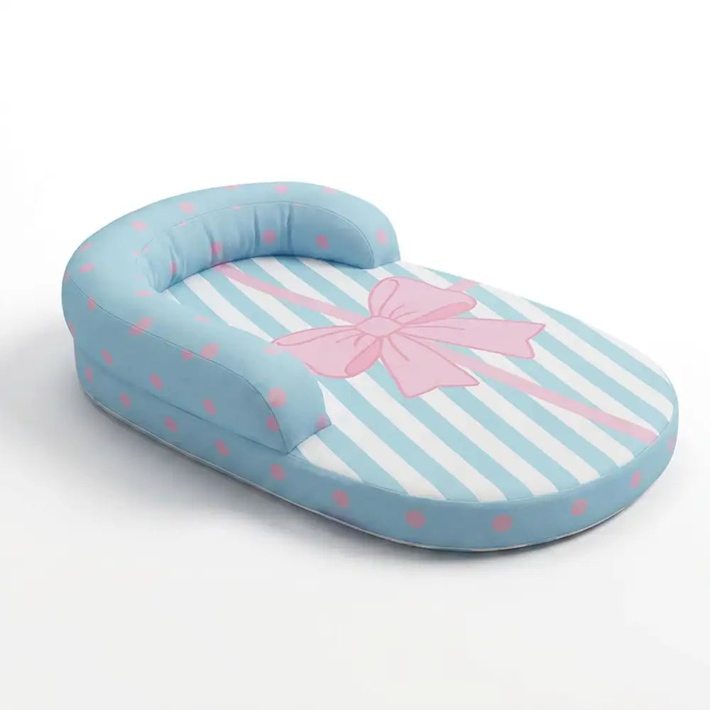 Cooling Breathable Neck Support Orthopedic Dog Bed - Bow