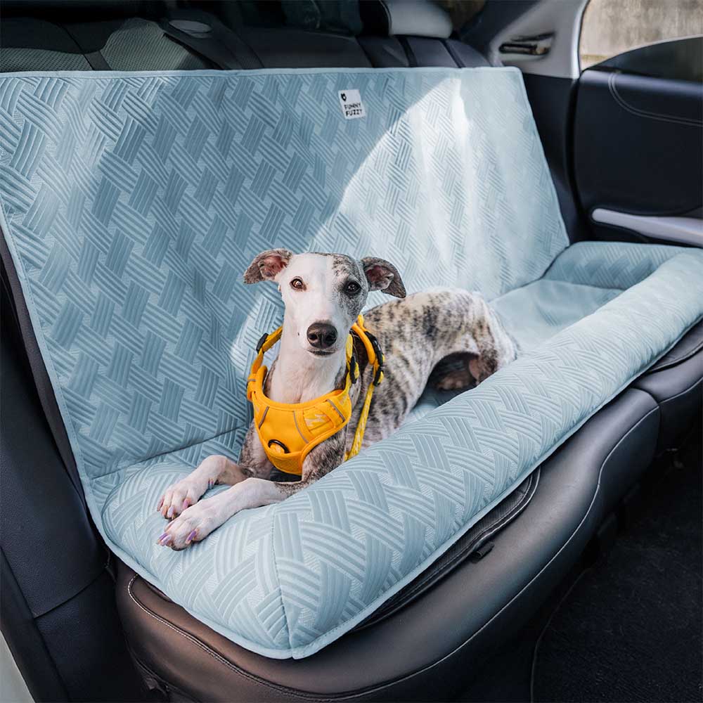 Cooling Travel Bolster Safety Back Seat Large Dog Car Seat Bed - Roadtrip