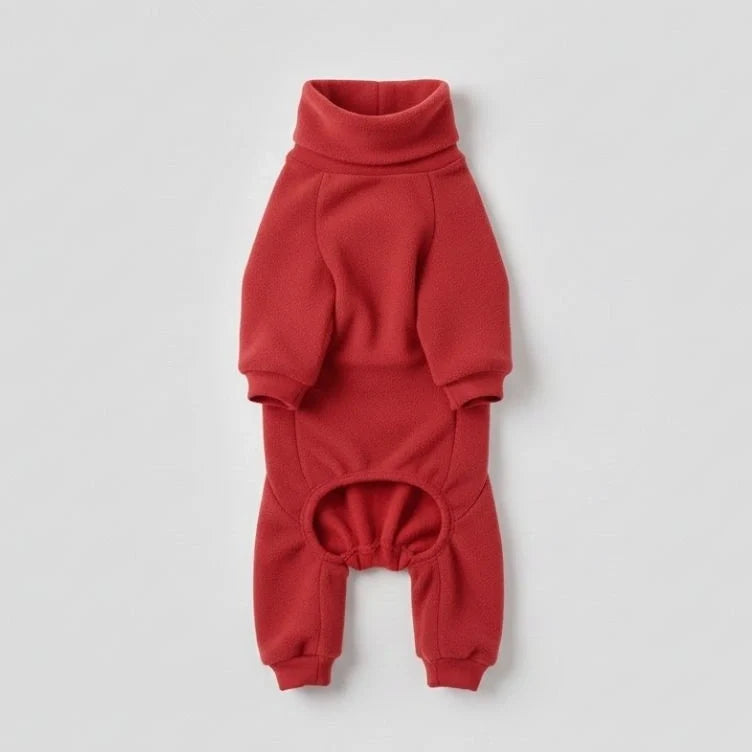 Cosy Fleece Dog Jumper Pyjamas - Dog Sleepwear for Large Dogs