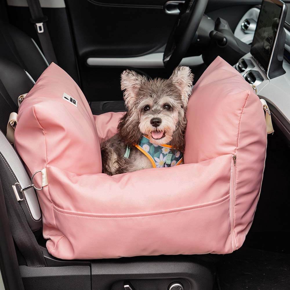 Waterproof ISOFIX Dog Car Seat Bed - First Class