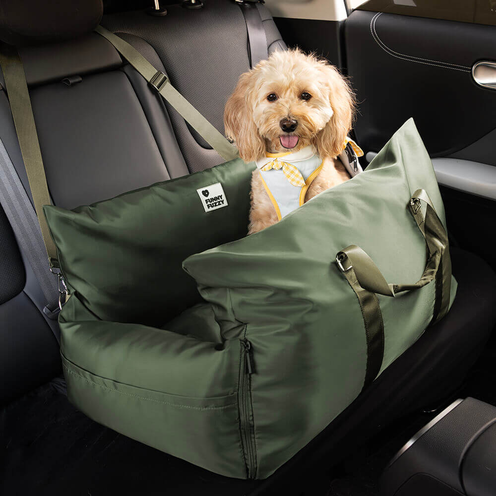 Waterproof ISOFIX Dog Car Seat Bed - First Class