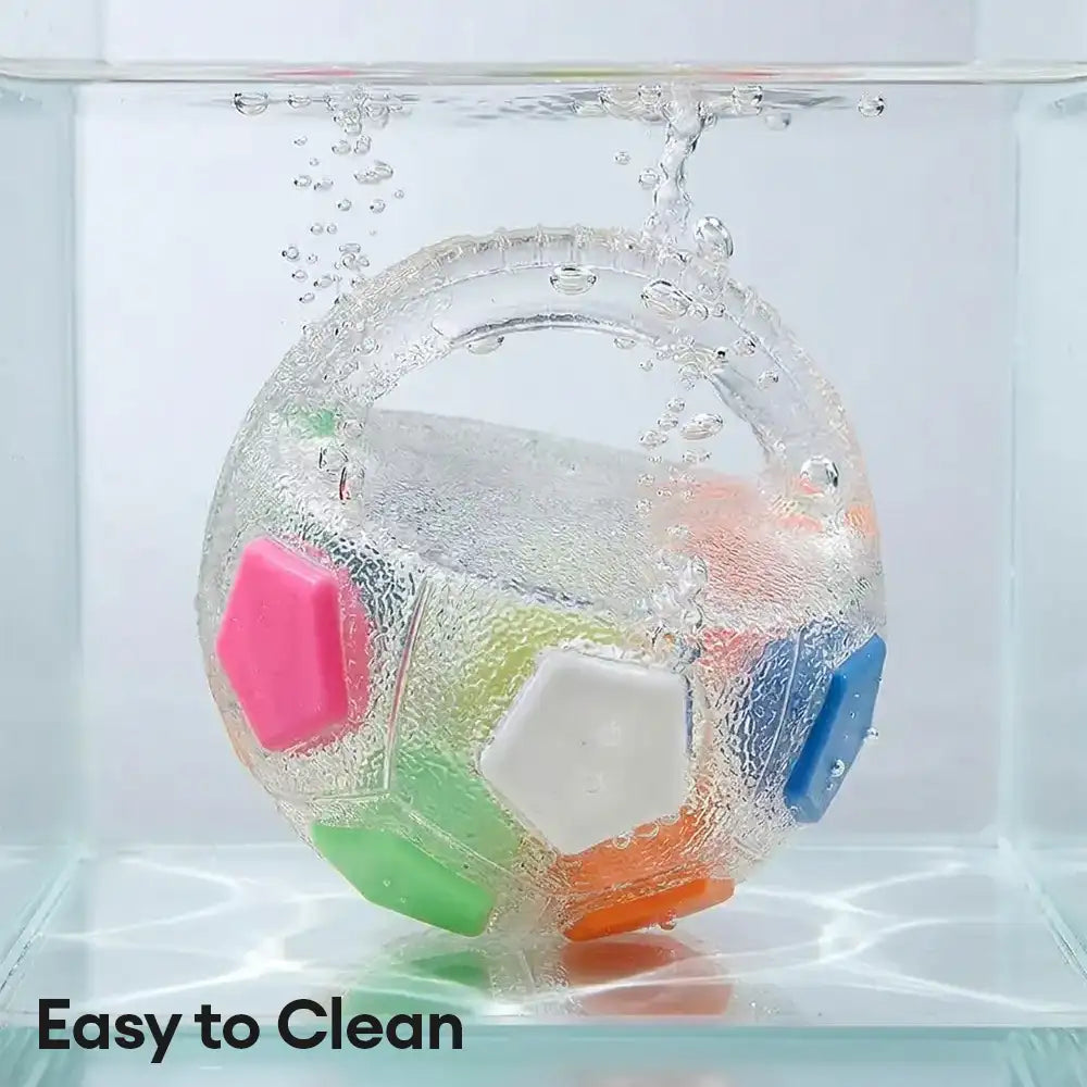 Dog Toy Soccer Ball with Handle Floating Chew Toy