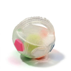 Dog Toy Soccer Ball with Handle Floating Chew Toy