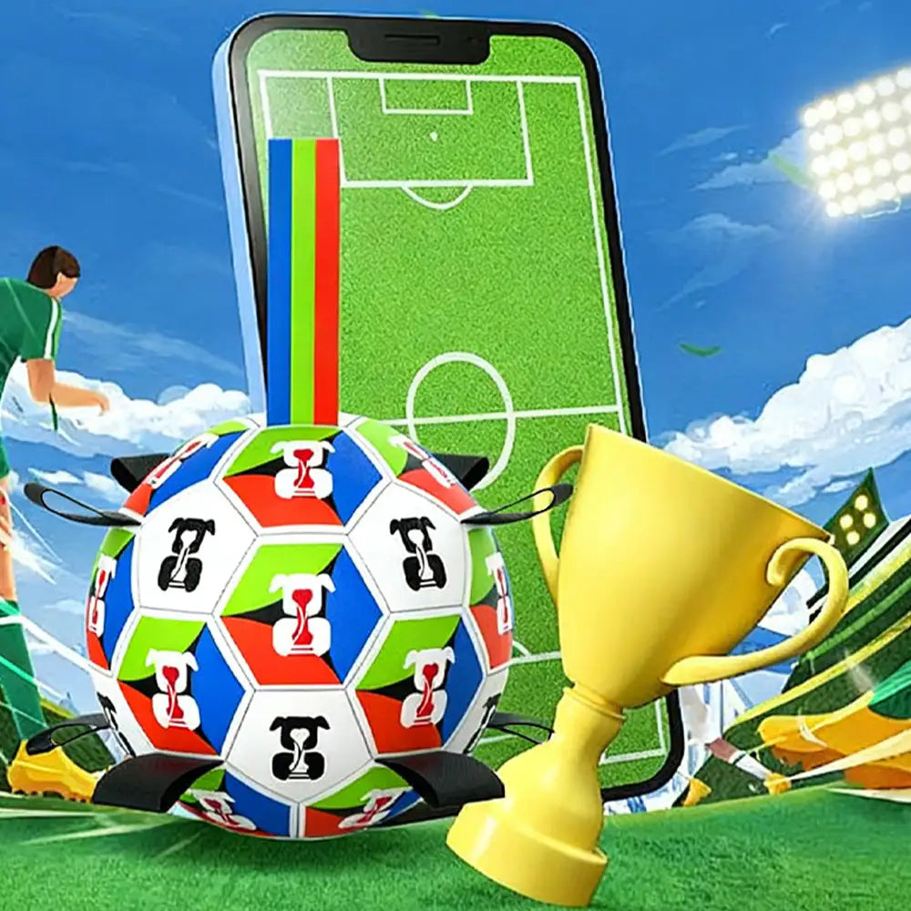 Dog Soccer Ball with Straps Interactive Dog Toy