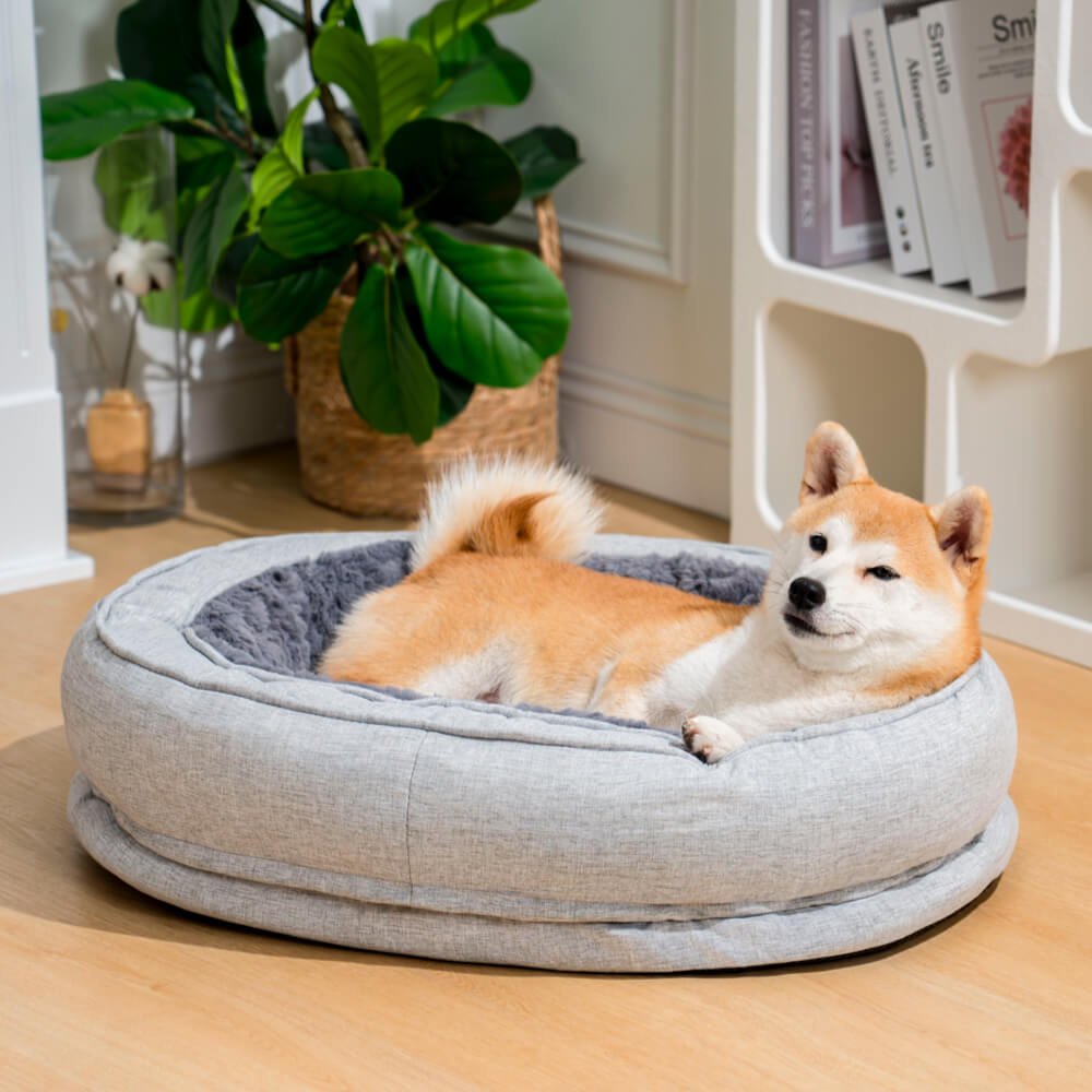 Donut Orthopaedic Dog Bed  - Pet-Friendly Bedroom