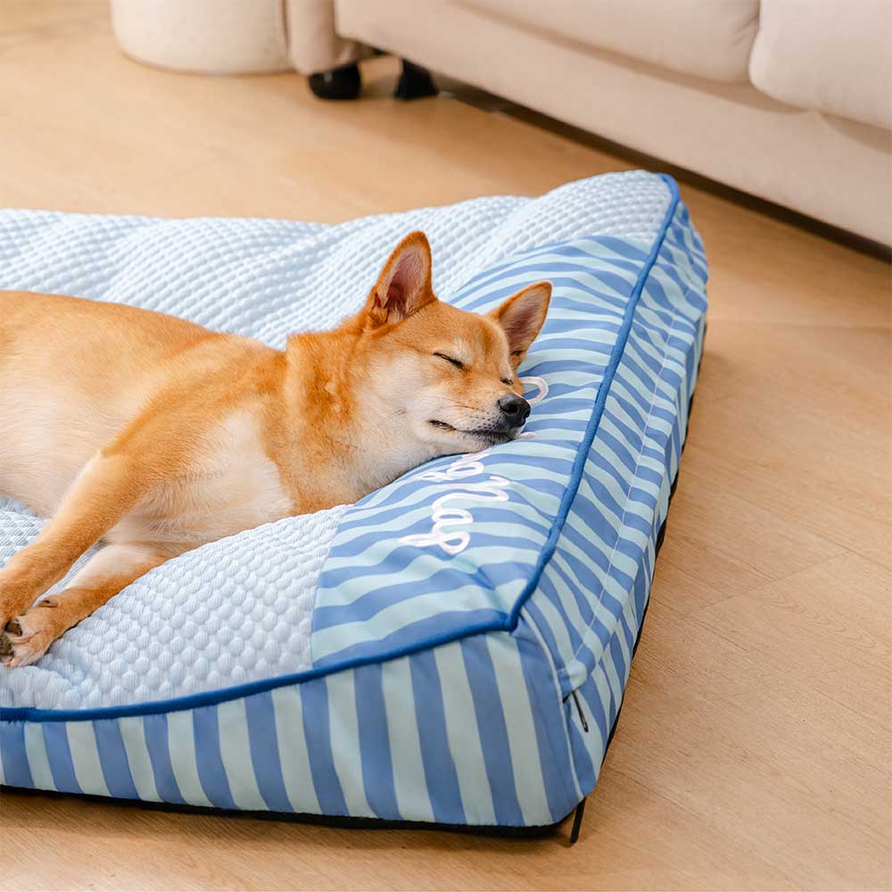 Extra Large Cooling Washable Rectangle Orthopaedic Dog Bed - Pet-Friendly Bedroom