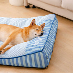 Extra Large Cooling Washable Rectangle Orthopaedic Dog Bed - Pet-Friendly Bedroom