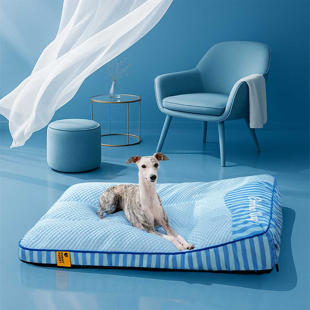 Extra Large Cooling Washable Rectangle Orthopaedic Dog Bed - Pet-Friendly Bedroom