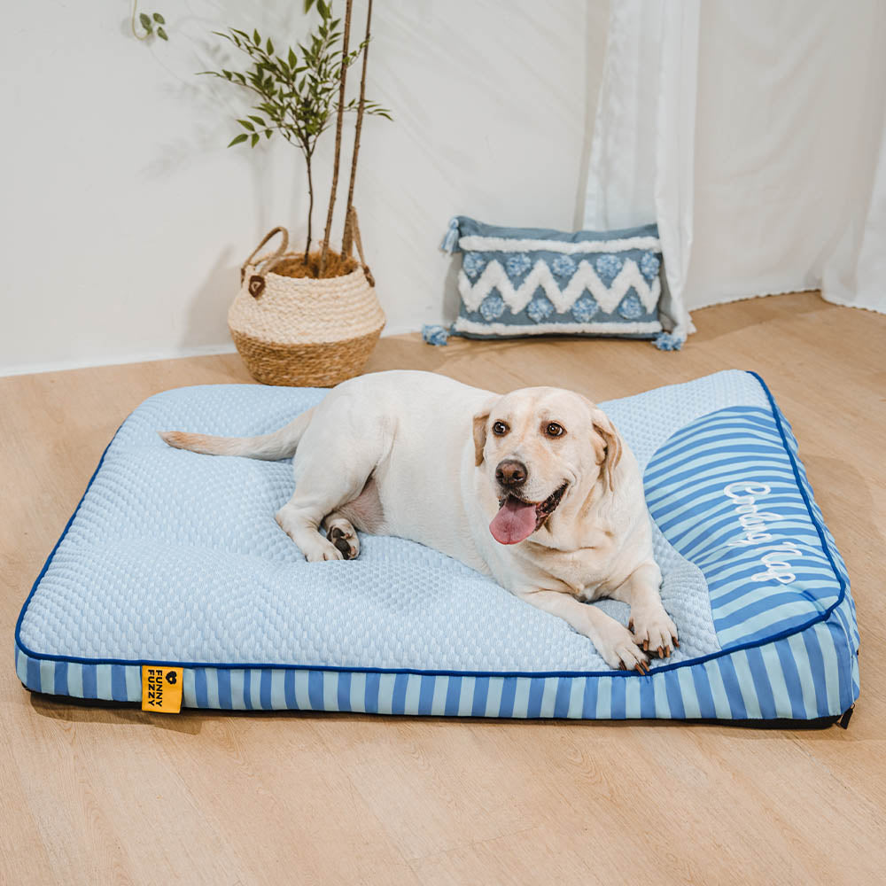 Extra Large Cooling Washable Rectangle Orthopaedic Dog Bed - Pet-Friendly Bedroom