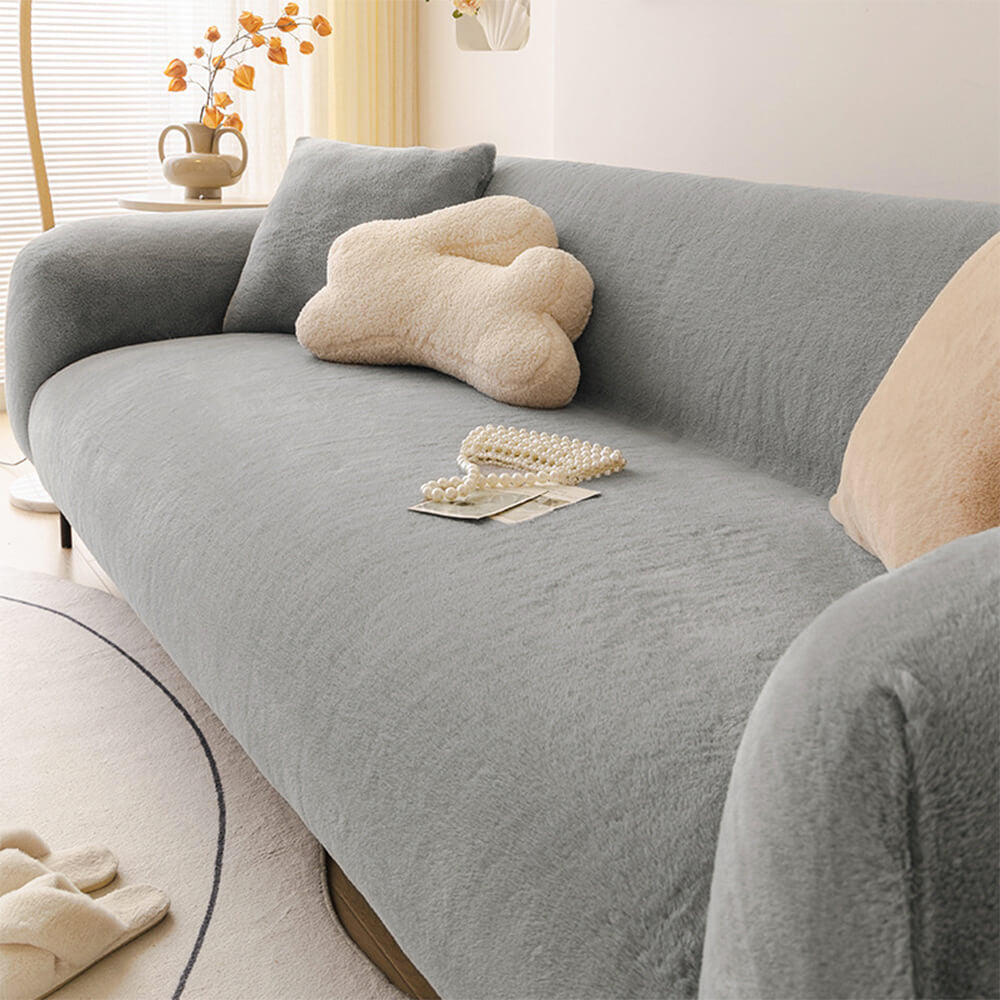 Ultra Soft Skin Friendly Plush Full Coverage Sofa Protector Recliner Slipcover