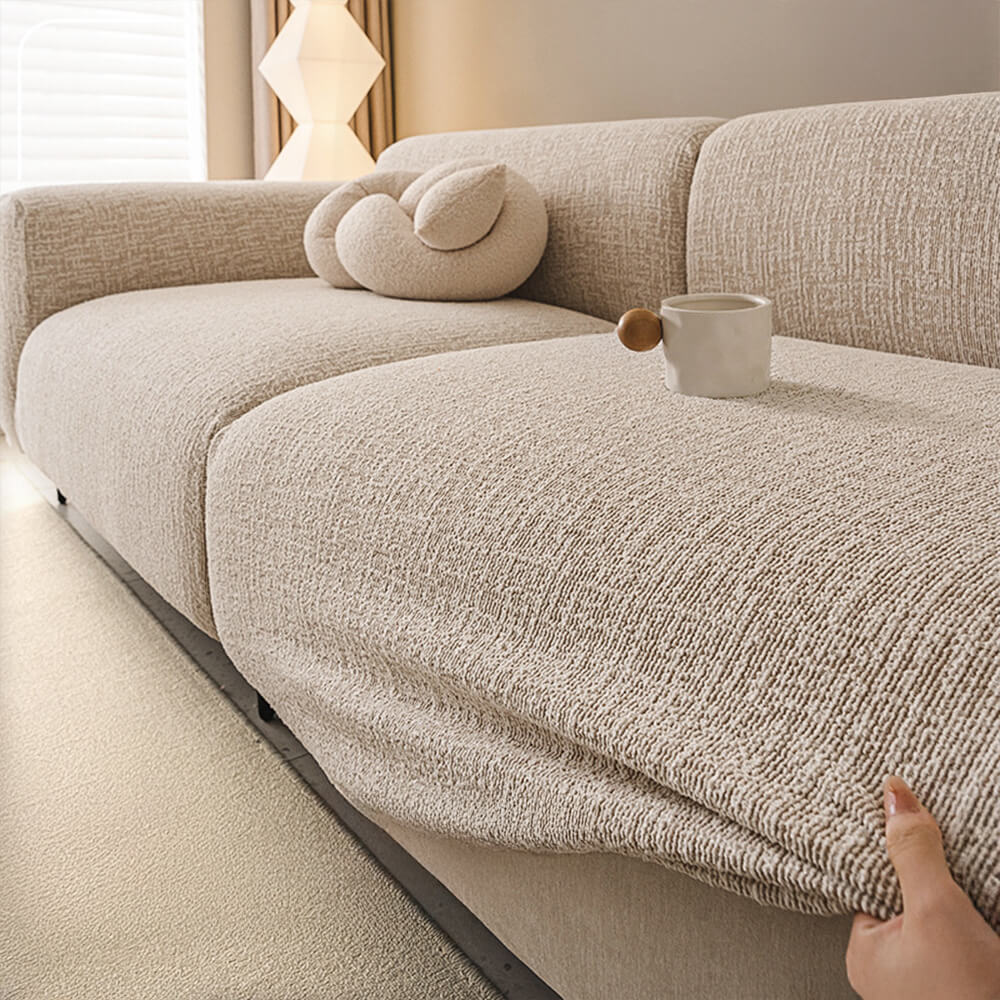 Elegant Chenille All-Seasons Anti-Scratch Full Wrap Stretch Outdoor Garden Sofa Cover