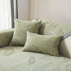 Premium Leaf Texture Chenille Non-Slip Anti-Scratch Sofa Cover