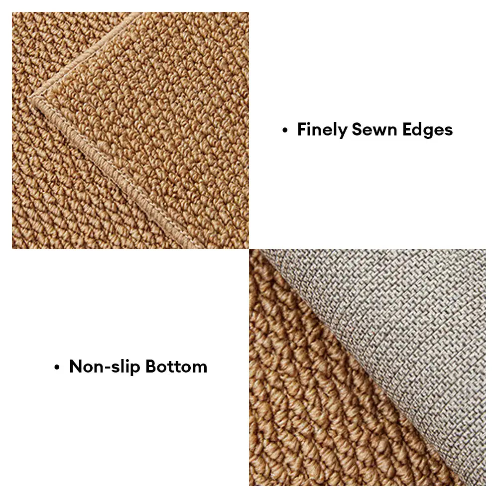 Faux Sisal Scratch-Resistant Sofa Armrest Protector Cover Cat Scratcher