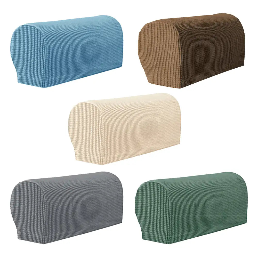 Fleece Elastic Sofa Armrest Protector Cover