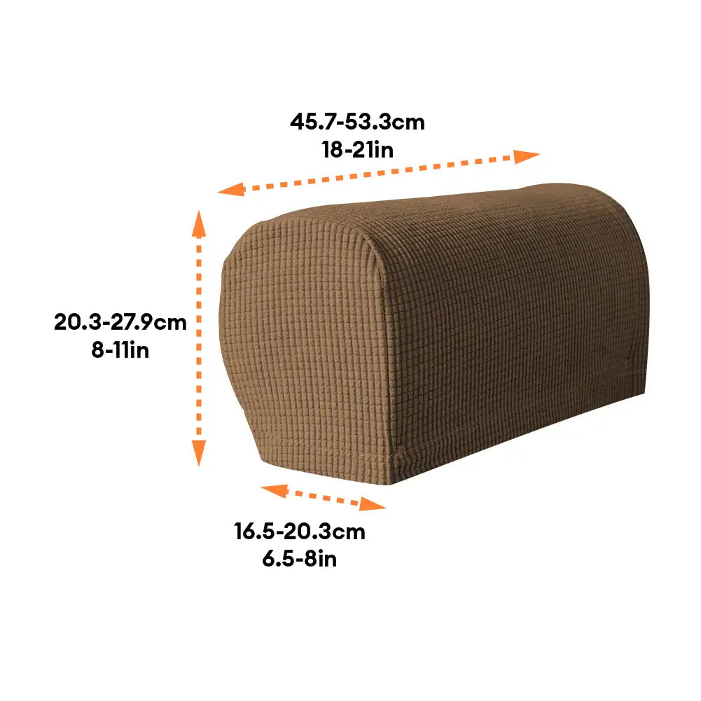 Fleece Elastic Sofa Armrest Protector Cover