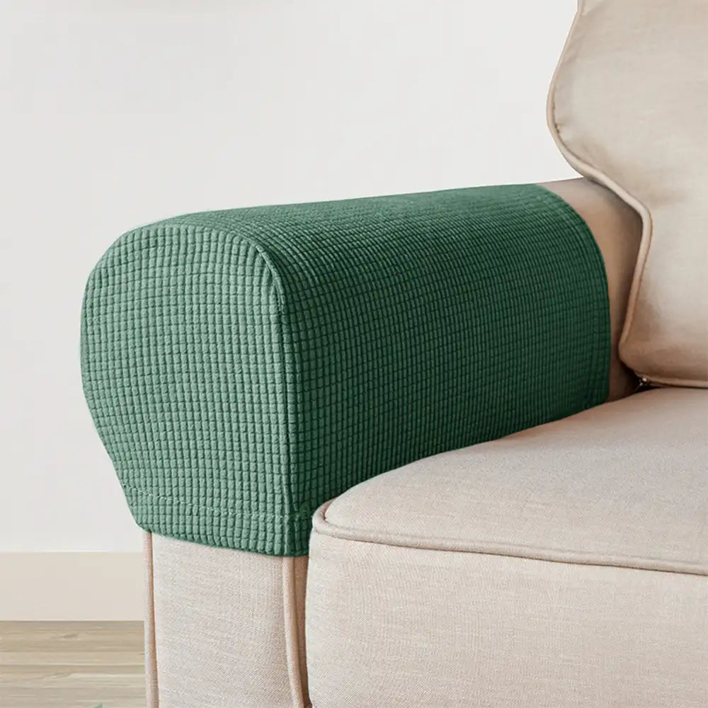 Fleece Elastic Sofa Armrest Protector Cover
