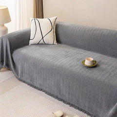 Full Coverage Herringbone Chenille Sofa Protection Wear-resistant Sofa Cover Sofa Throws