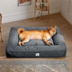 Fully Orthopaedic Surround Support Waterproof Fabric Anti-Anxiety Large Outdoor Dog Bed
