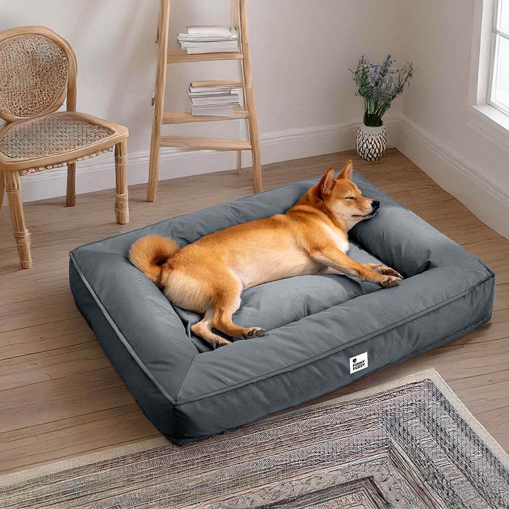 Fully Orthopedic Surround Support Waterproof Large Dog Bed - Pet-Friendly Bedroom