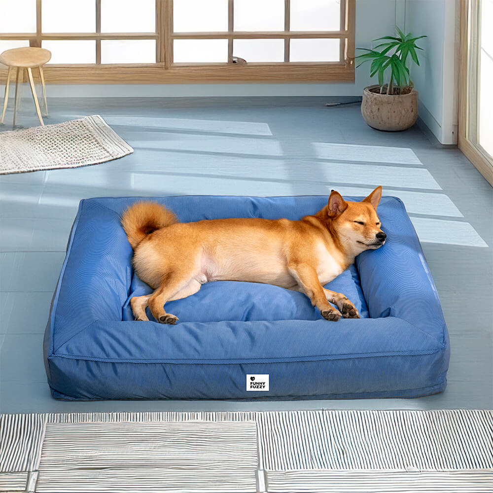 Fully Orthopedic Surround Support Waterproof Large Dog Bed - Pet-Friendly Bedroom