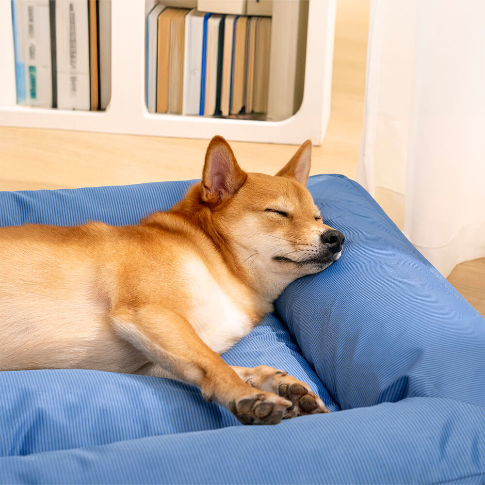 Fully Orthopedic Surround Support Waterproof Large Dog Bed for Crate