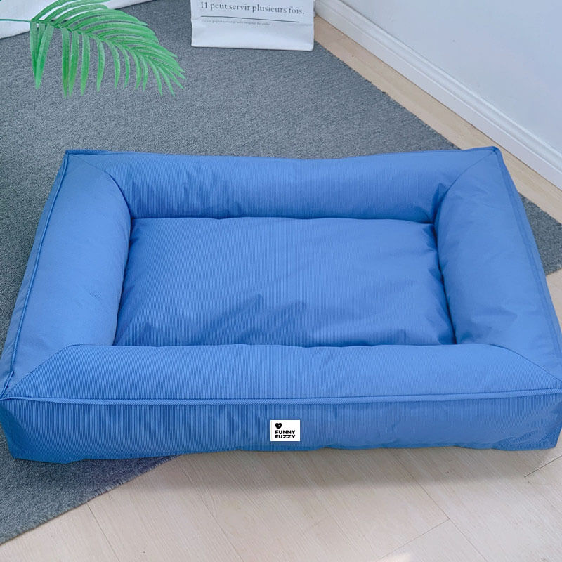 Fully Orthopaedic Surround Support Waterproof Fabric Anti-Anxiety Large Outdoor Dog Bed