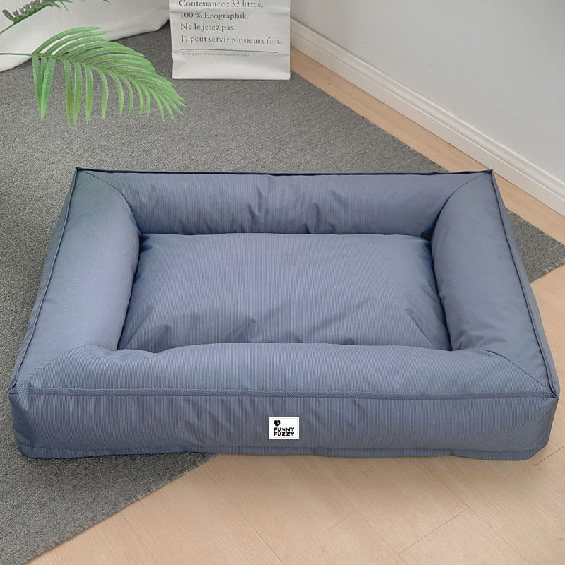 Fully Orthopedic Surround Support Waterproof Large Dog Bed for Crate