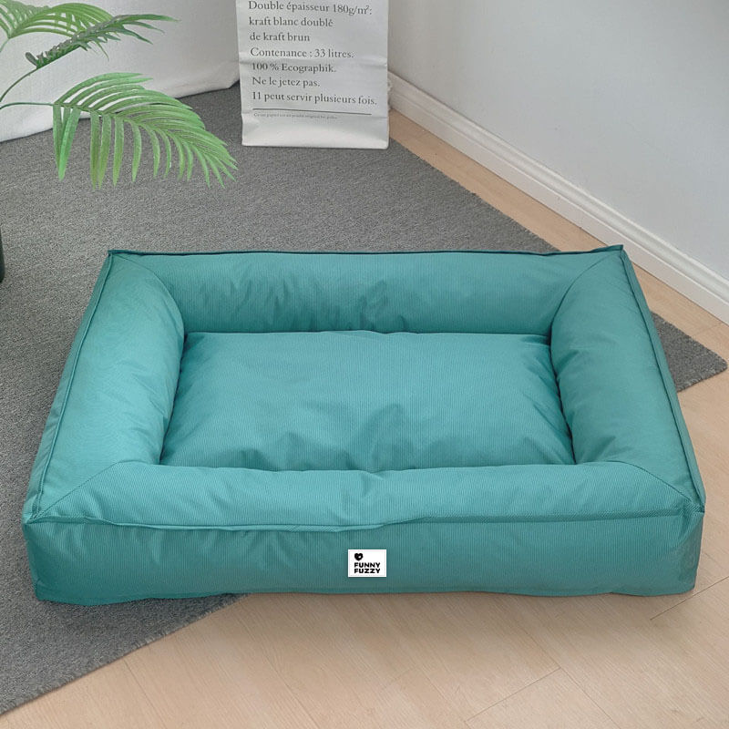 Fully Orthopaedic Surround Support Waterproof Fabric Anti-Anxiety Large Outdoor Dog Bed