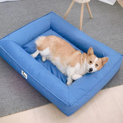Fully Orthopaedic Surround Support Waterproof Fabric Anti-Anxiety Large Outdoor Dog Bed